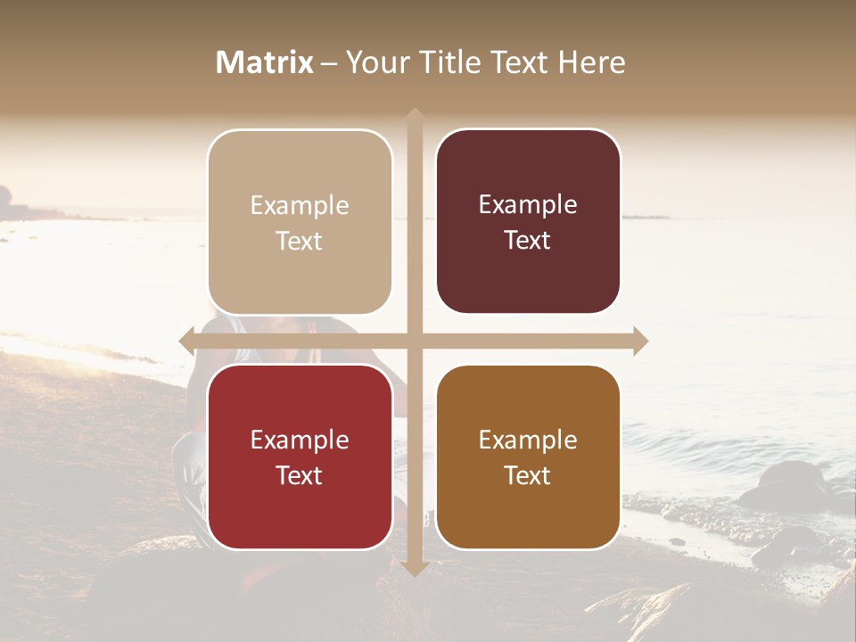 Beauty Bra Yoga PowerPoint Template