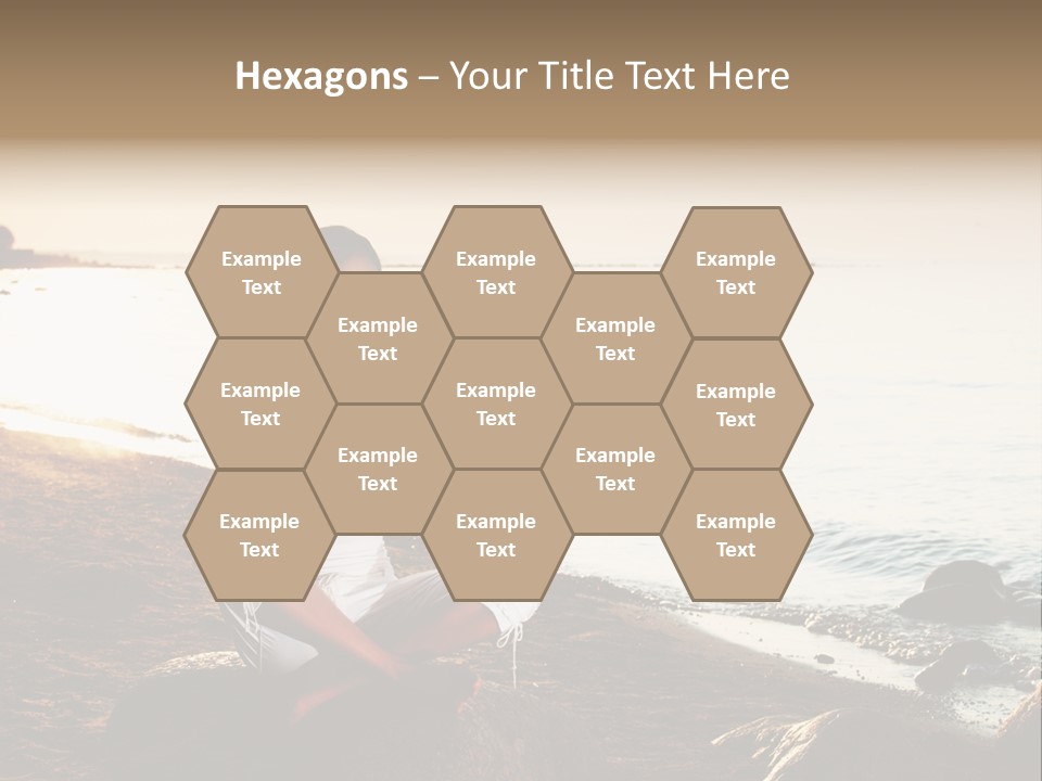 Beauty Bra Yoga PowerPoint Template