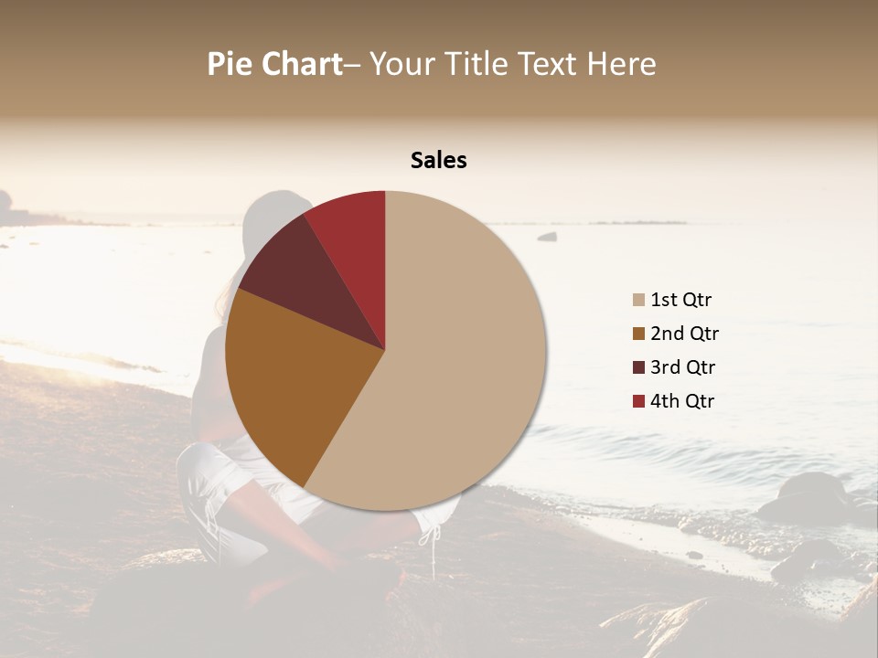 Beauty Bra Yoga PowerPoint Template