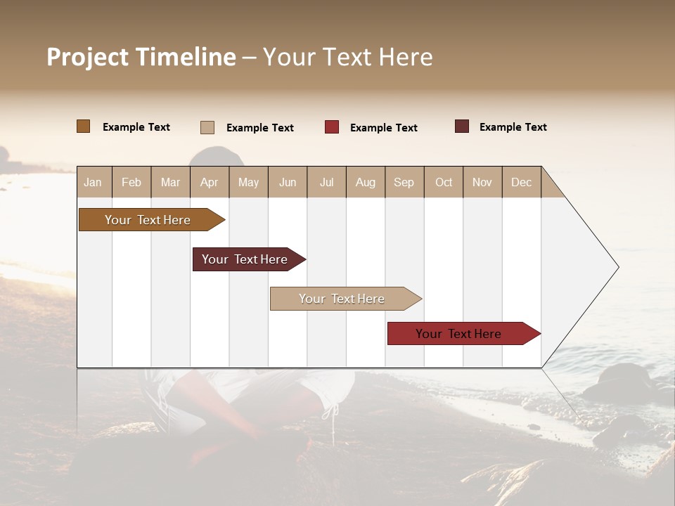 Beauty Bra Yoga PowerPoint Template