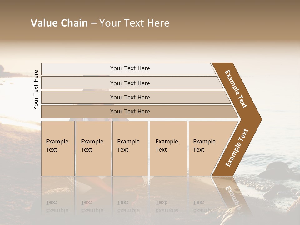 Beauty Bra Yoga PowerPoint Template