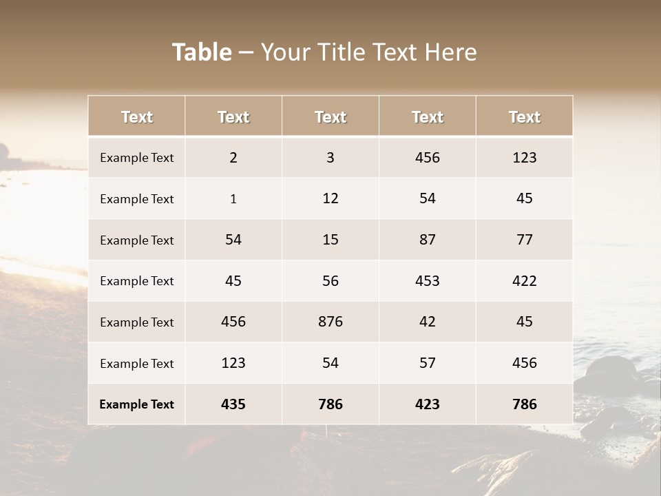 Beauty Bra Yoga PowerPoint Template