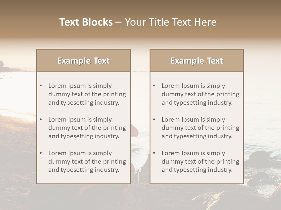 Beauty Bra Yoga PowerPoint Template