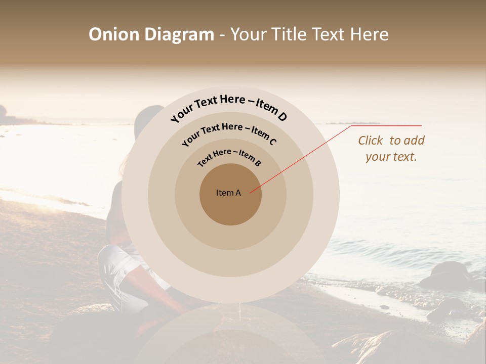 Beauty Bra Yoga PowerPoint Template