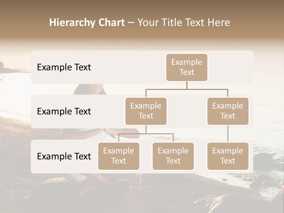 Beauty Bra Yoga PowerPoint Template
