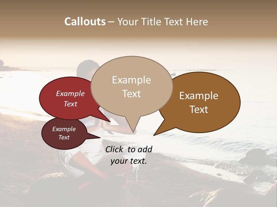 Beauty Bra Yoga PowerPoint Template