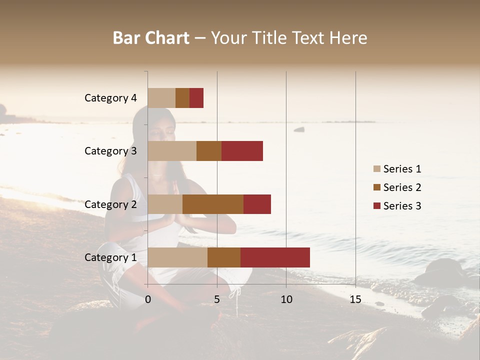 Beauty Bra Yoga PowerPoint Template