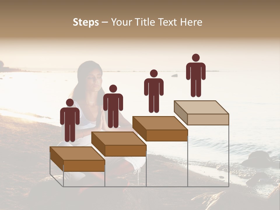 Beauty Bra Yoga PowerPoint Template