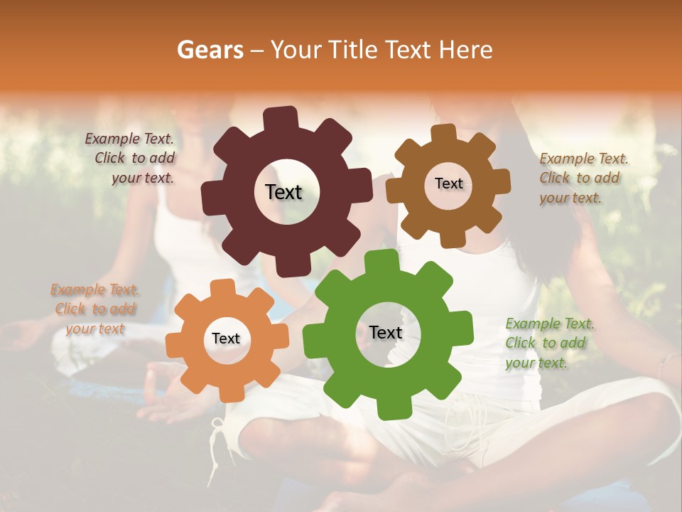 Mental Resort Girl PowerPoint Template