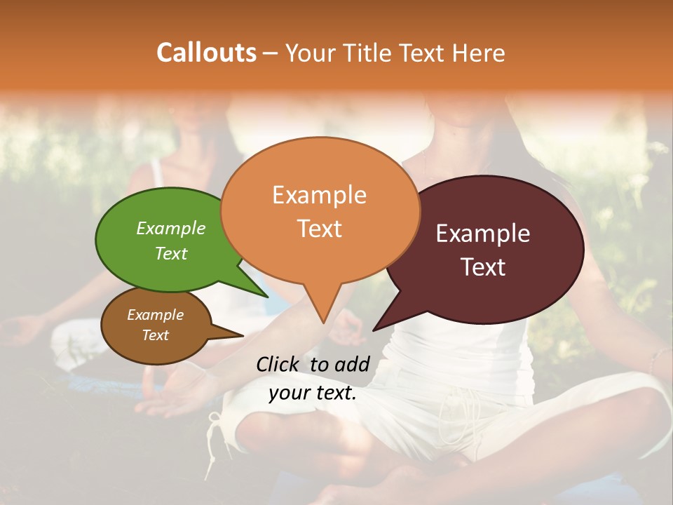 Mental Resort Girl PowerPoint Template