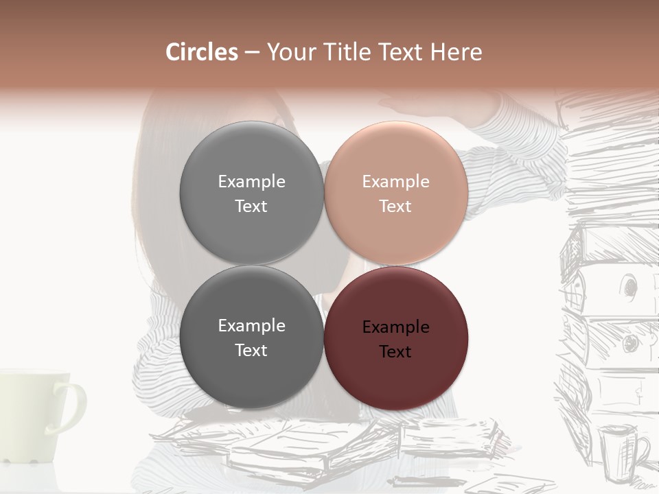 Female Portrait Beautiful PowerPoint Template