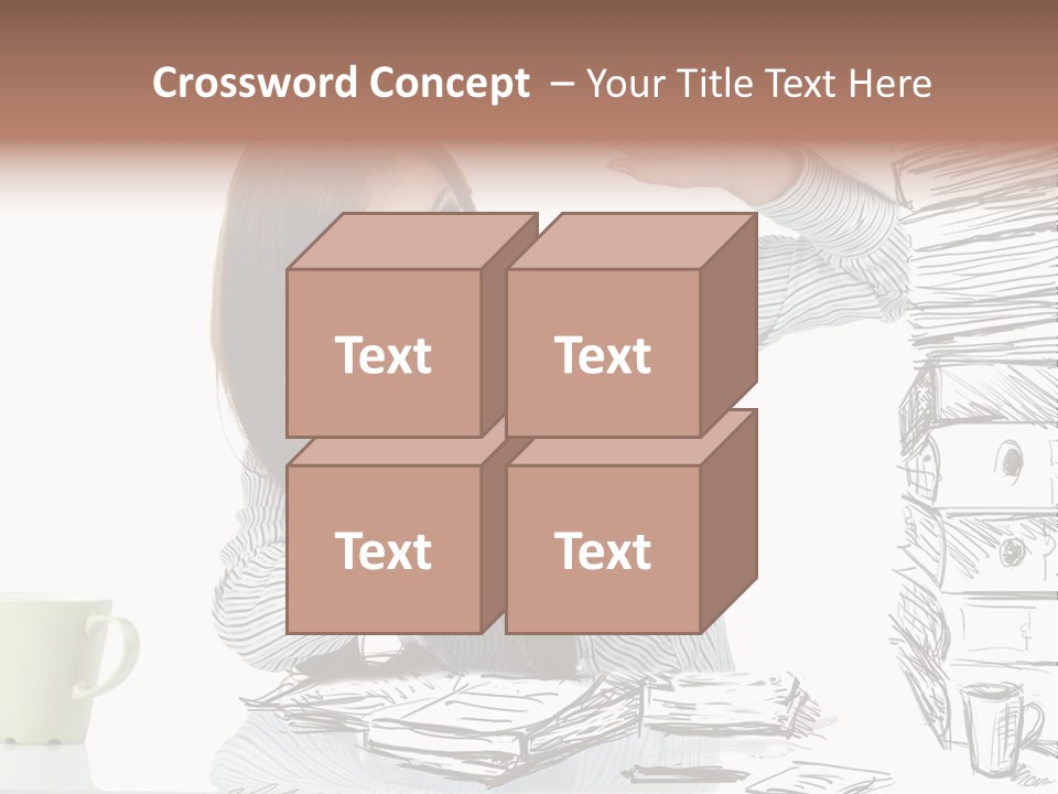 Female Portrait Beautiful PowerPoint Template