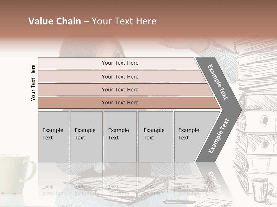 Female Portrait Beautiful PowerPoint Template