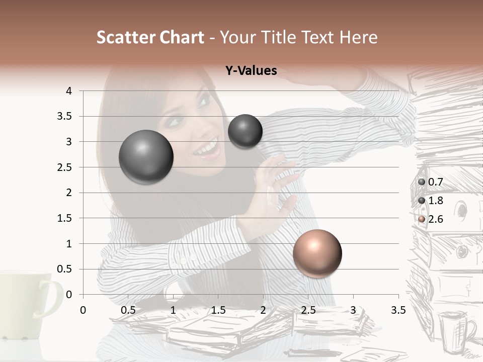 Female Portrait Beautiful PowerPoint Template