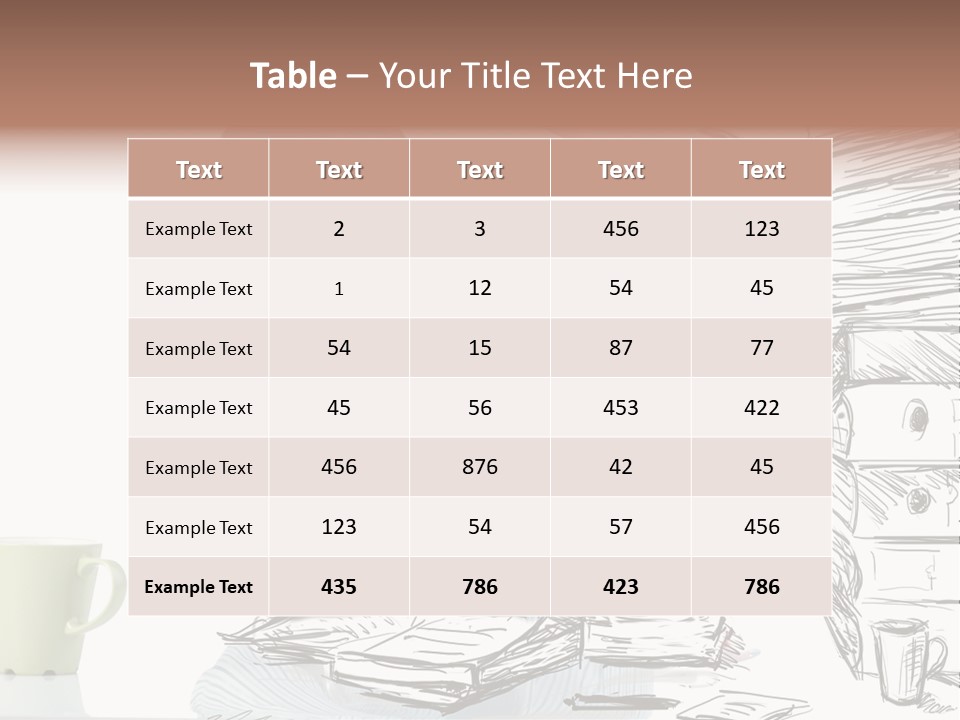 Female Portrait Beautiful PowerPoint Template