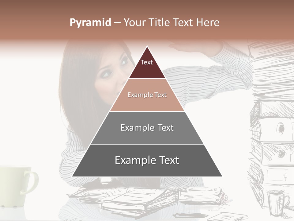 Female Portrait Beautiful PowerPoint Template