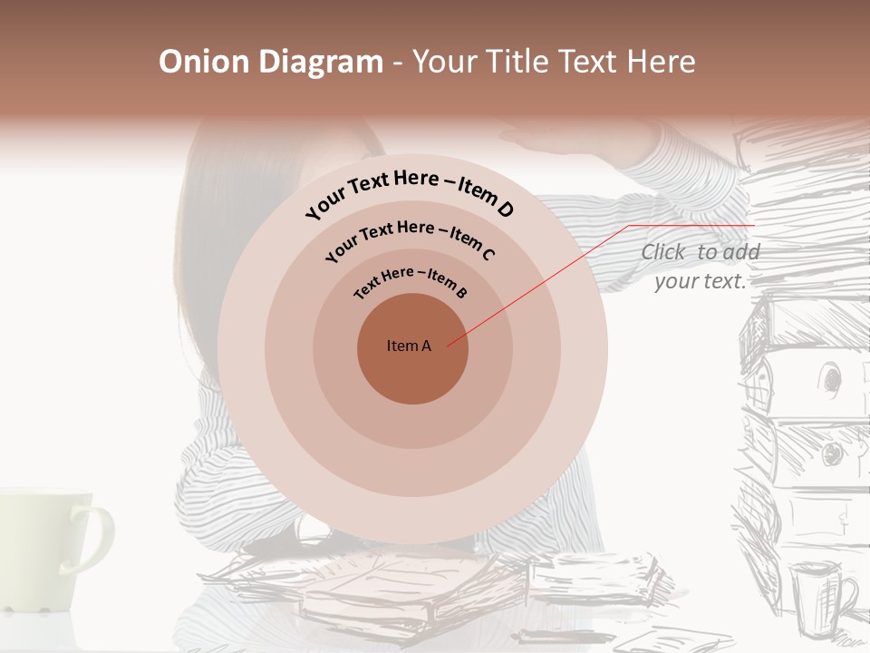 Female Portrait Beautiful PowerPoint Template