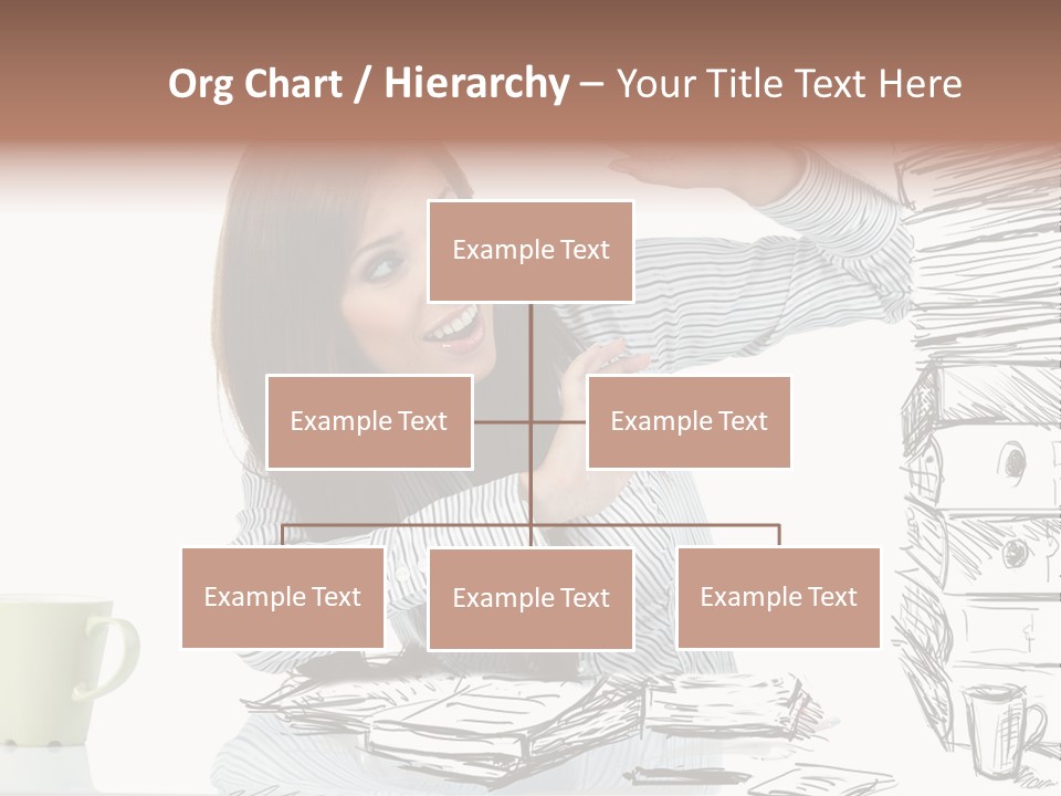 Female Portrait Beautiful PowerPoint Template