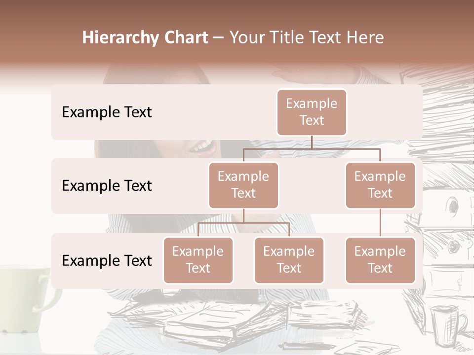 Female Portrait Beautiful PowerPoint Template