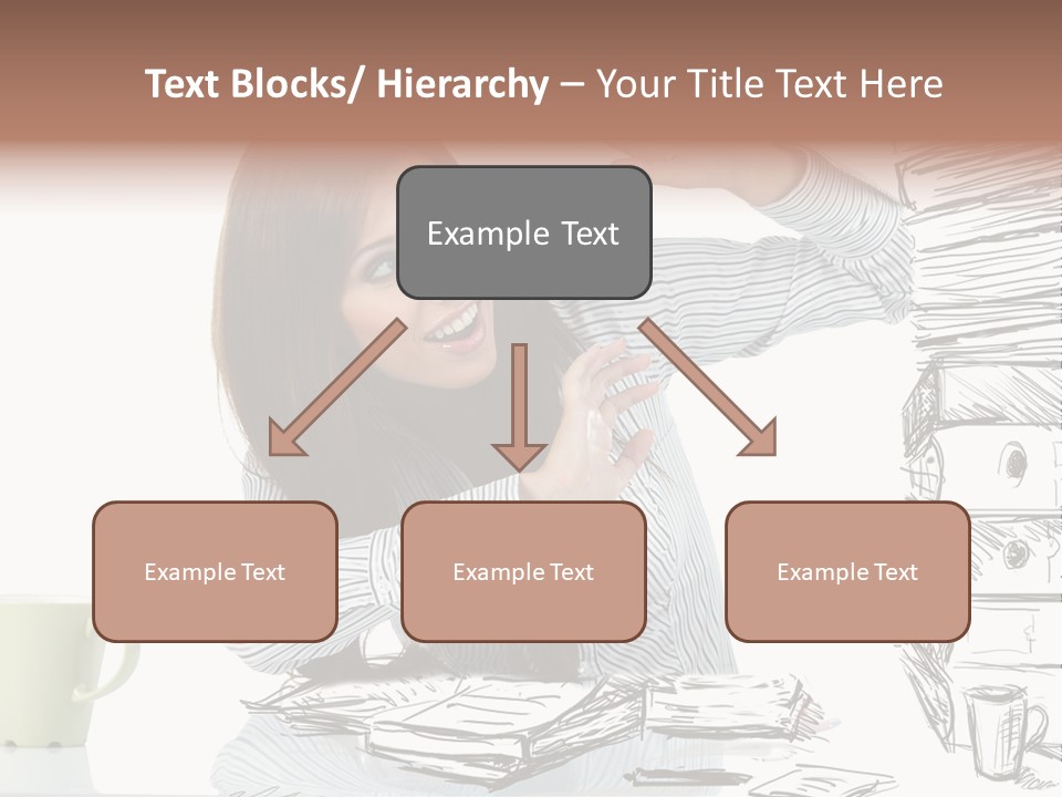 Female Portrait Beautiful PowerPoint Template