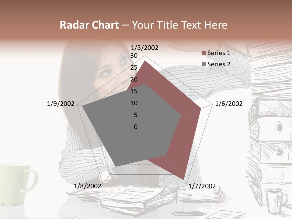 Female Portrait Beautiful PowerPoint Template