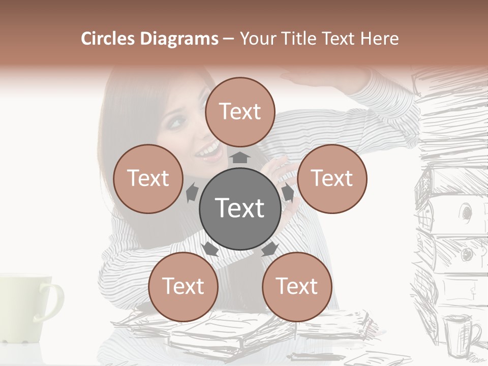 Female Portrait Beautiful PowerPoint Template