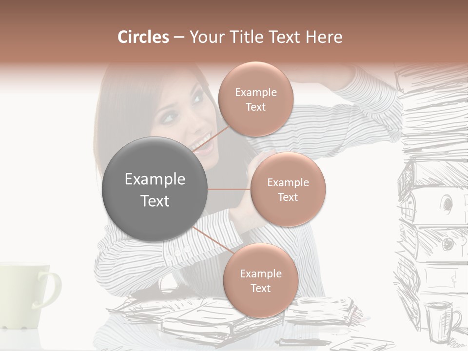 Female Portrait Beautiful PowerPoint Template