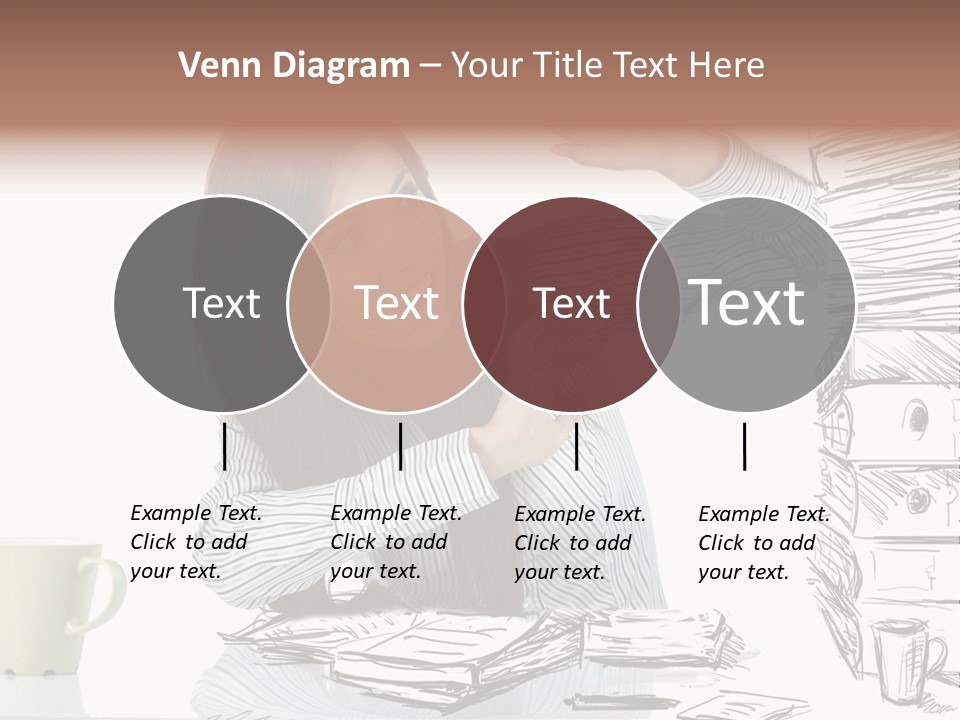 Female Portrait Beautiful PowerPoint Template