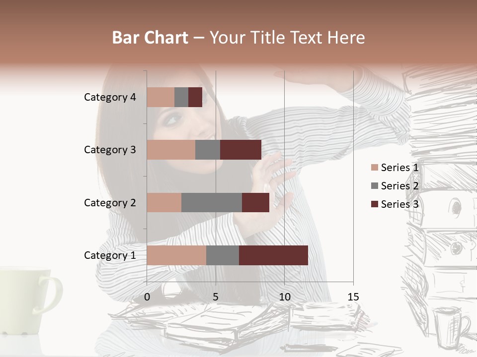 Female Portrait Beautiful PowerPoint Template