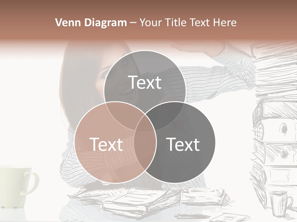 Female Portrait Beautiful PowerPoint Template