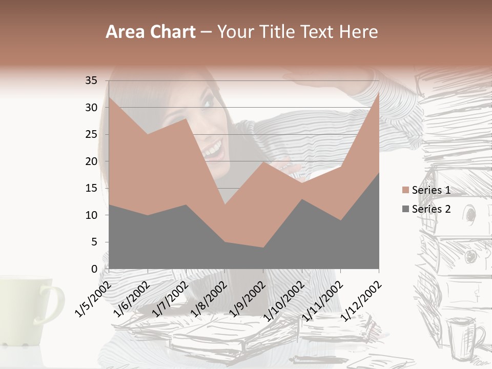 Female Portrait Beautiful PowerPoint Template