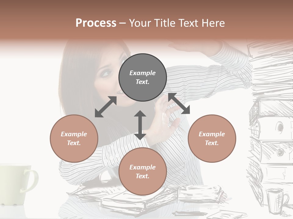 Female Portrait Beautiful PowerPoint Template