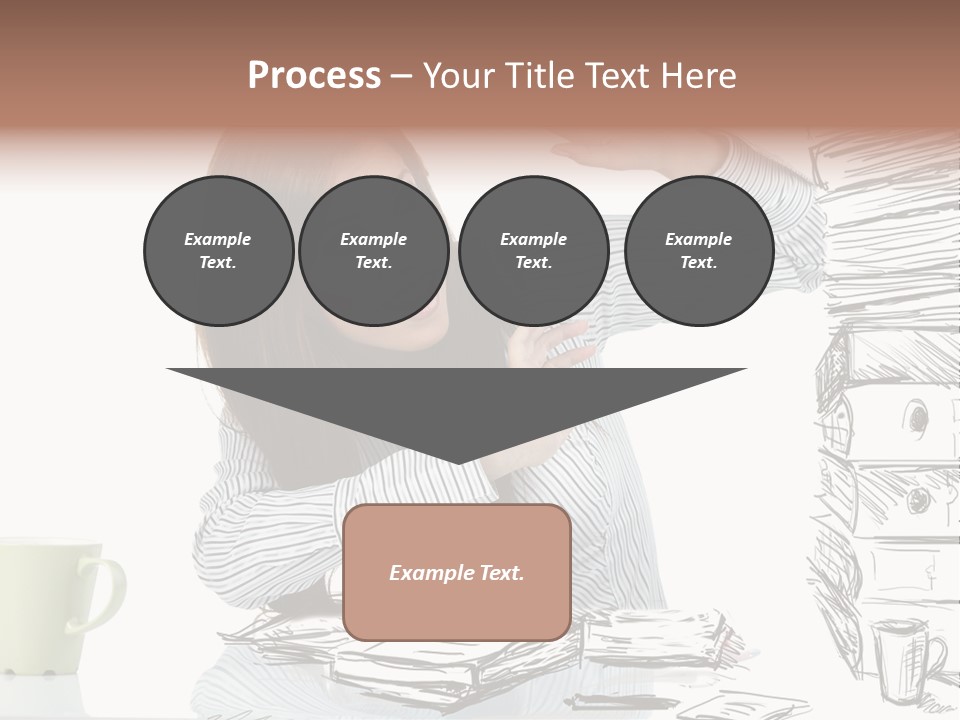 Female Portrait Beautiful PowerPoint Template