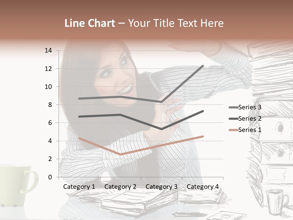 Female Portrait Beautiful PowerPoint Template