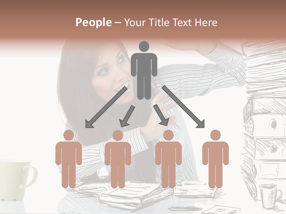 Female Portrait Beautiful PowerPoint Template