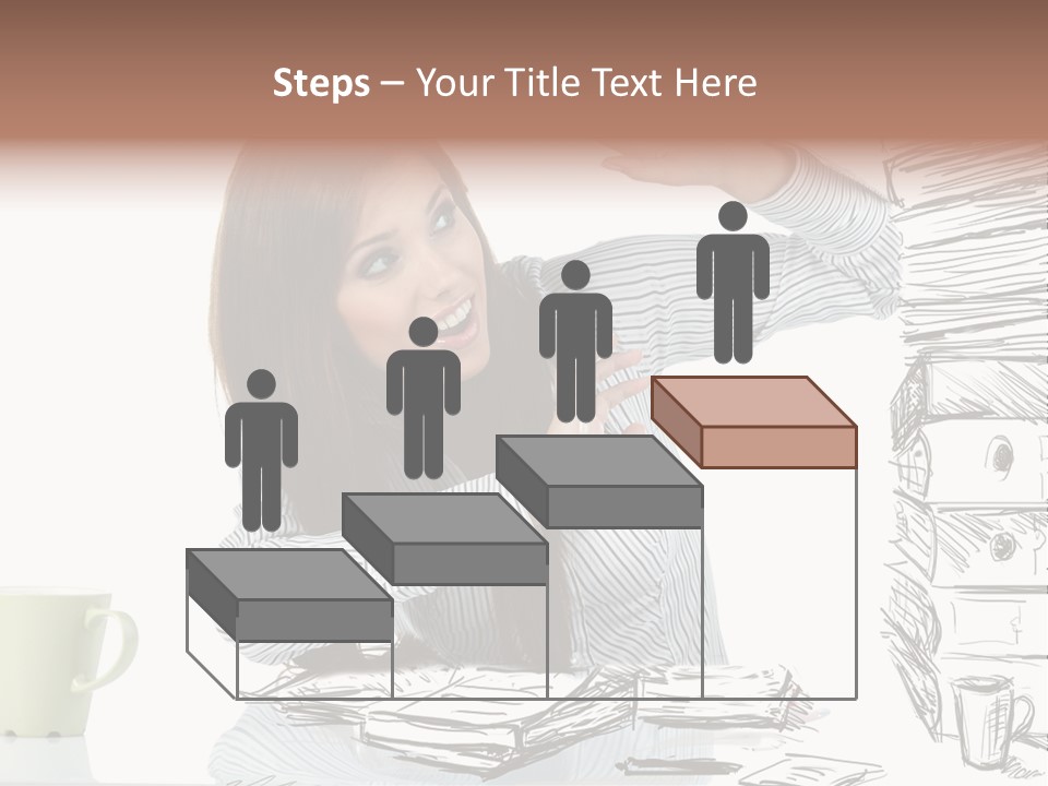 Female Portrait Beautiful PowerPoint Template