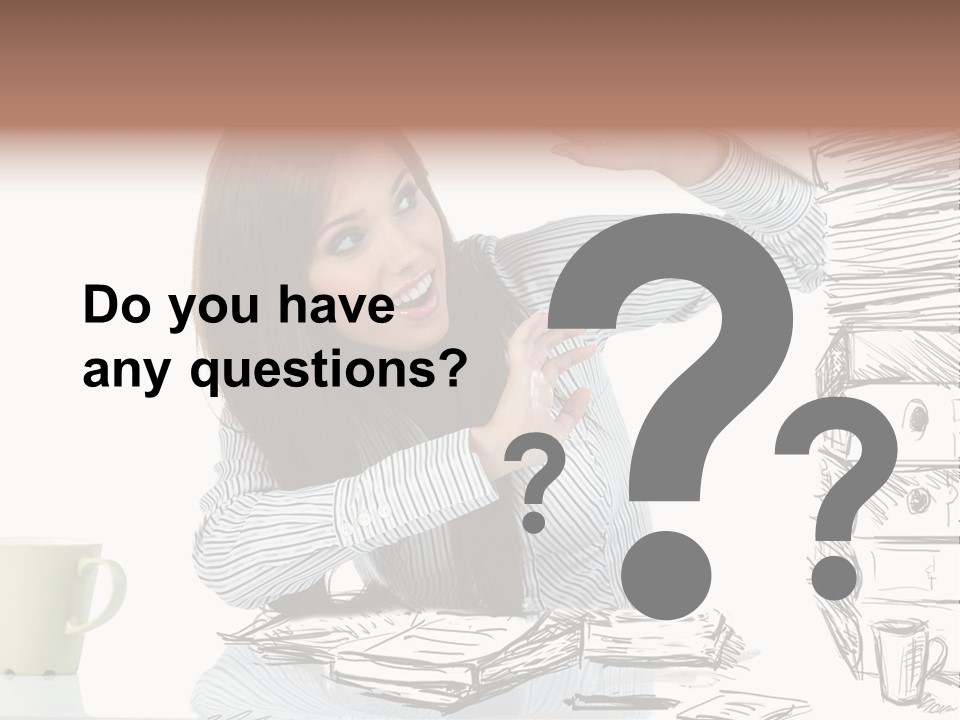 Female Portrait Beautiful PowerPoint Template