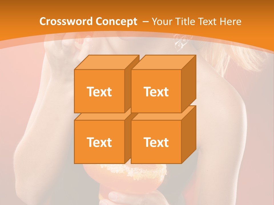 Tequila Cherry Glass PowerPoint Template