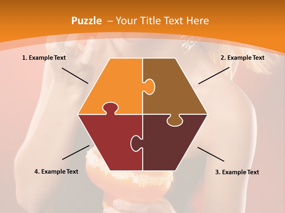 Tequila Cherry Glass PowerPoint Template