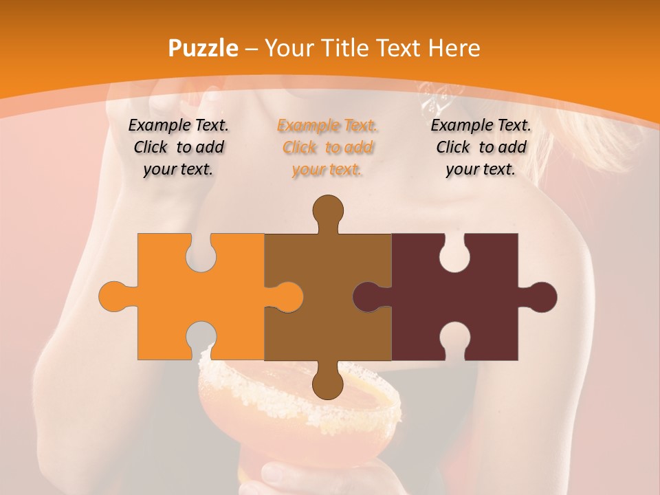 Tequila Cherry Glass PowerPoint Template