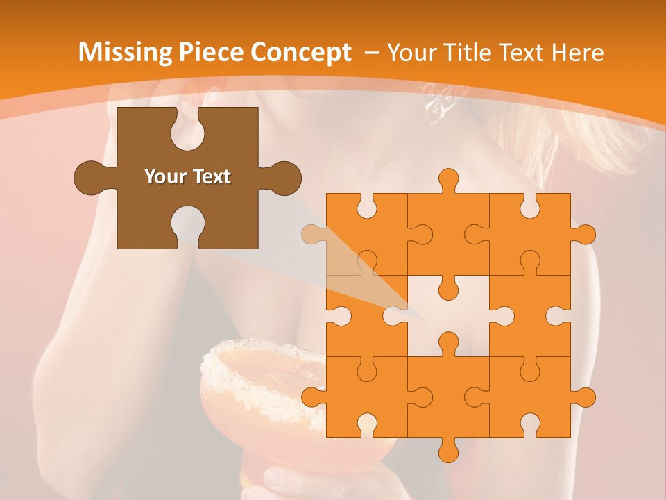 Tequila Cherry Glass PowerPoint Template