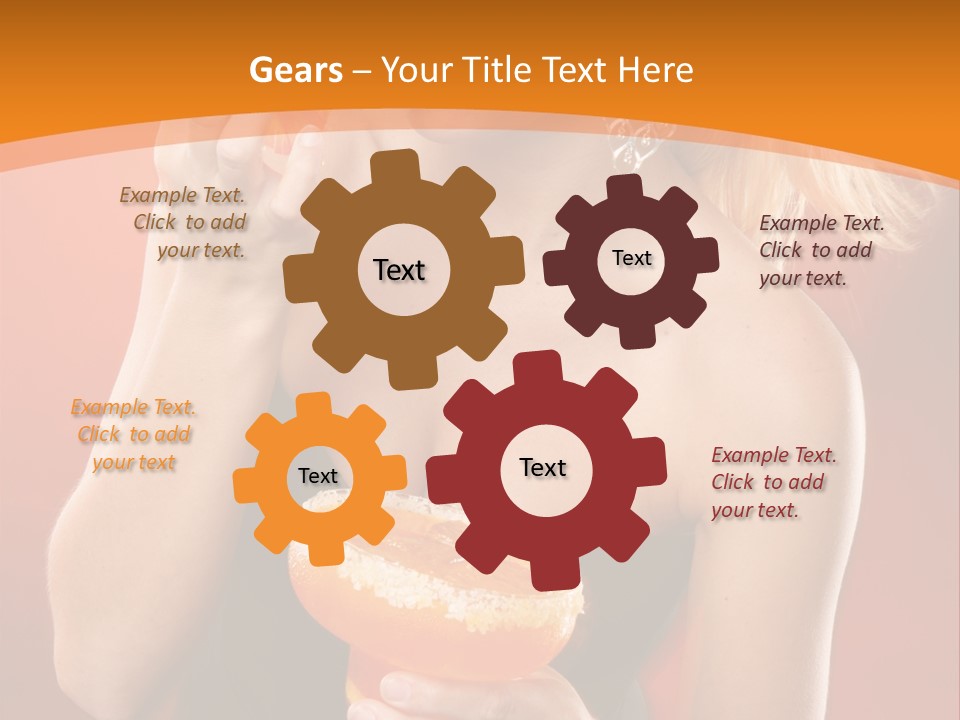 Tequila Cherry Glass PowerPoint Template