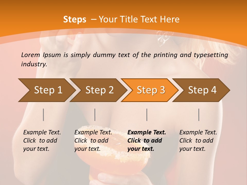 Tequila Cherry Glass PowerPoint Template