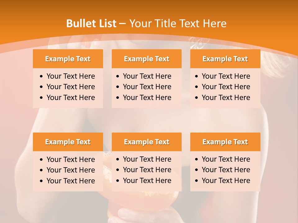 Tequila Cherry Glass PowerPoint Template