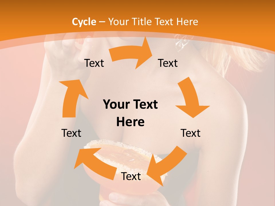 Tequila Cherry Glass PowerPoint Template