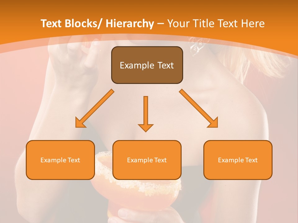 Tequila Cherry Glass PowerPoint Template