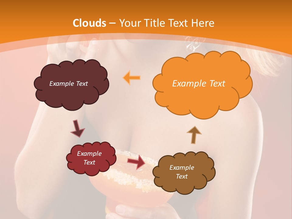 Tequila Cherry Glass PowerPoint Template