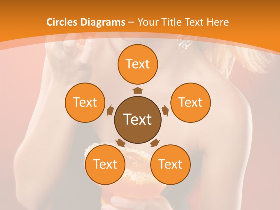 Tequila Cherry Glass PowerPoint Template