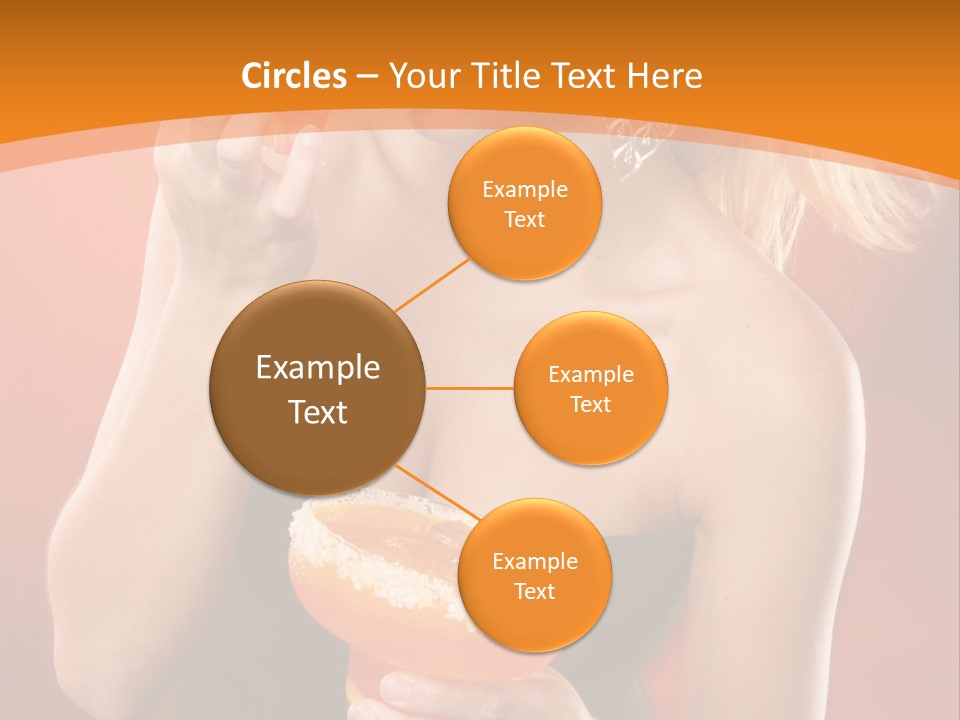 Tequila Cherry Glass PowerPoint Template