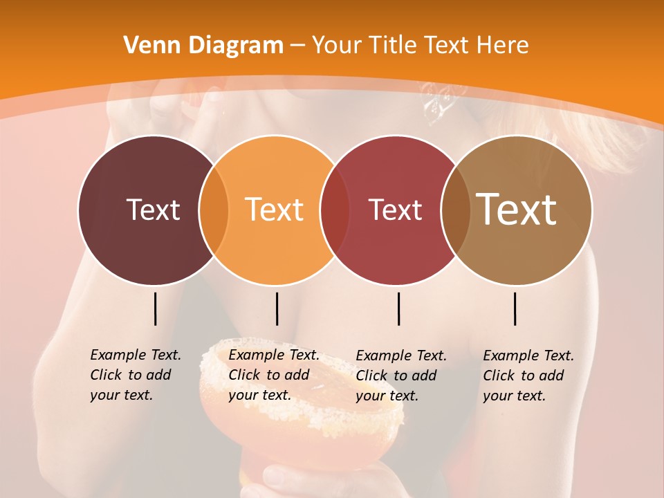 Tequila Cherry Glass PowerPoint Template